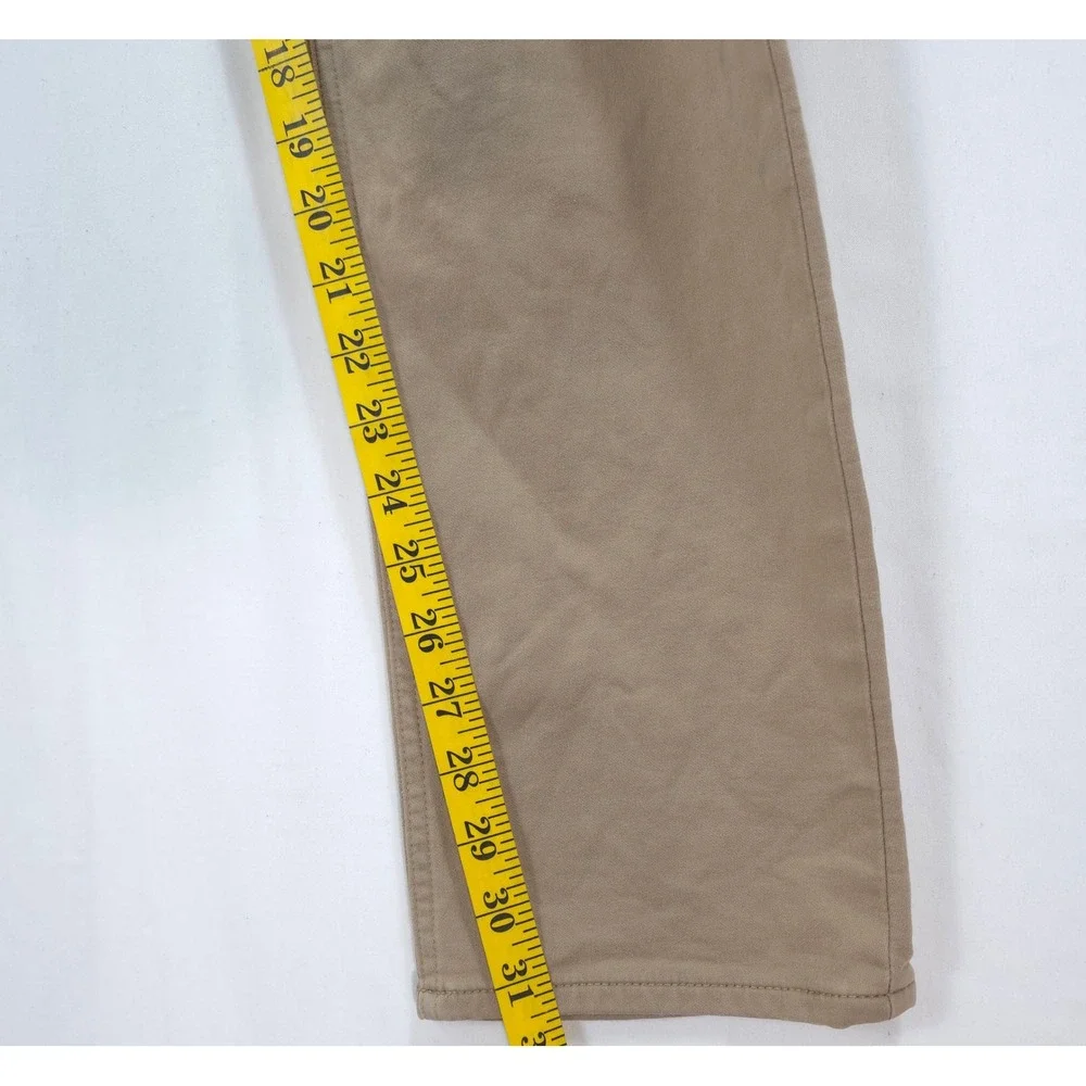 Banana‎ Republic Traveler Pants Mens 33x32 Slim Fit Stretch Khaki Classic Modern